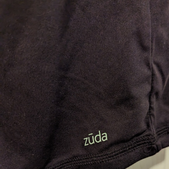 Zuda Black Z-Cool Ruched Front Tank Top Women's Size Extra Small XS - Picture 4 of 10